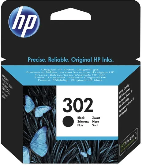 CARTUCHO TINTA NEGRO HP 302 (F6U66AE)