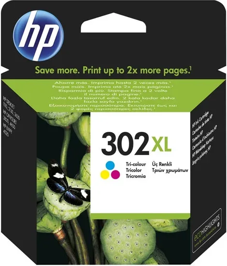 CARTUCHO TINTA COLOR HP 302 XL (F6U67AE)