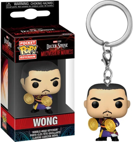 Funko pop keychain llavero doctor strange multiverso de la locura wong 60912