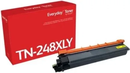 Tóner compatible Xerox 006R04878 compatible con Brother TN-248XLY Alta Capacidad/ Amarillo