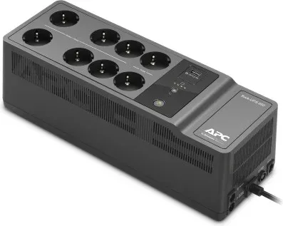 APC Back-UPS 650VA 230V 1 USB charging port - (Offline-) USV sistema de alimentación ininterrumpida (UPS) En espera (Fuera de línea) o Standby (Offline) 0,65 kVA 400 W 8 salidas AC