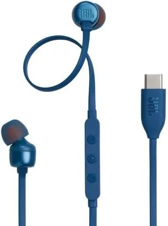Auriculares Intrauditivos JBL Tune 310C/ con Micrófono/ Azules