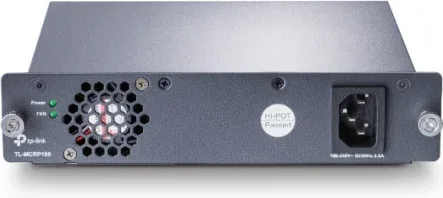 TP-LINK TL-MCRP100 unidad de fuente de alimentación 102 W Negro