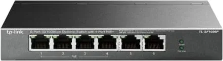 Switch TP-Link TL-SF1006P 6 Puertos/ RJ-45 10/100 PoE