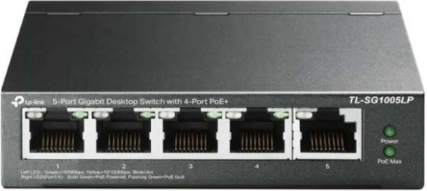 Switch TP-Link TL-SG1005LP 5 Puertos/ RJ-45 10/100/1000/ PoE