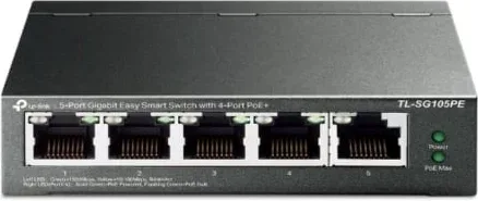 Switch TP-Link TL-SG105PE 5 Puertos/ RJ-45 10/100/1000 PoE