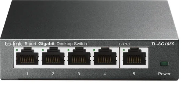 Switch TP-Link TL-SG105S 5 Puertos/ RJ-45 10/100/1000