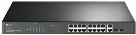 TP-LINK TL-SG1218MP switch Gigabit Ethernet (10/100/1000) Energía sobre Ethernet (PoE) Negro
