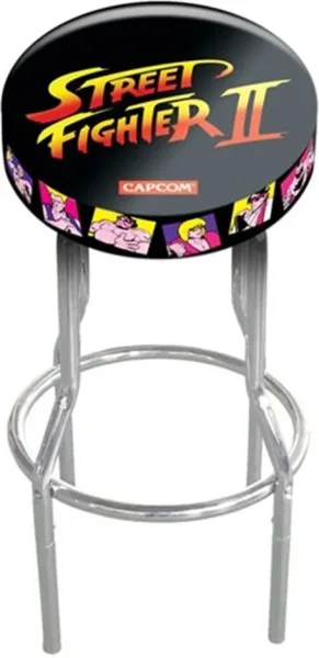 Taburete retro arcade 1up street fighter