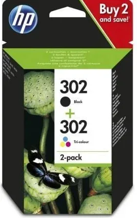 Cartucho de Tinta Original HP nº302 Multipack/ Negro/ Tricolor