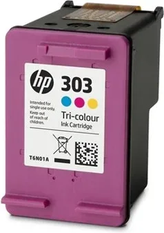 Cartucho tinta hp 303 t6n01ae tricolor cian magenta amarillo