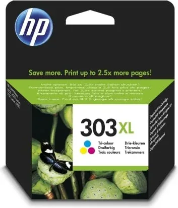 Cartucho de Tinta Original HP nº303 XL Alta Capacidad/ Tricolor