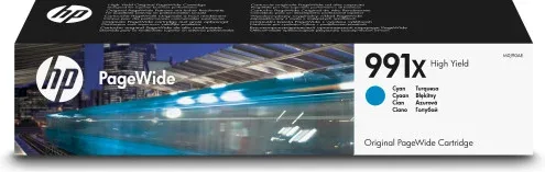 HP Cartucho Original PageWide 991X de alta capacidad cian