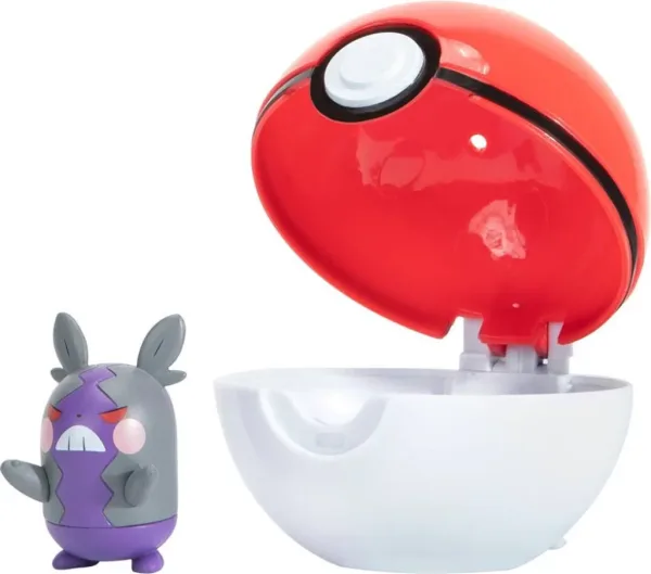 Pokeball jazwares pokemon clip 'n' go morpeko + pokebola