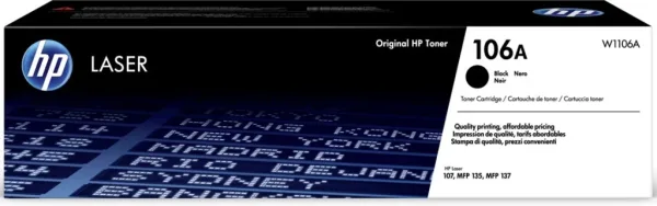 Tóner Original HP nº106A/ Negro