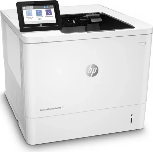 Impresora Láser Monocromo HP Laserjet Enterprise M612DN Dúplex/ Blanca