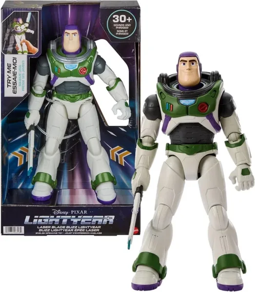 Figura mattel buzz lightyear con luz y sonido 30 cm