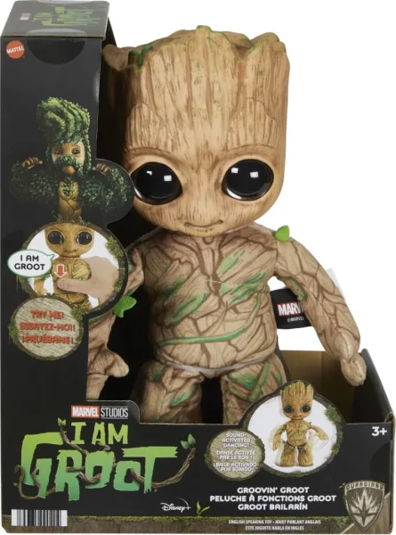 Groot bailon peluche 28 cm marvel plush re - run