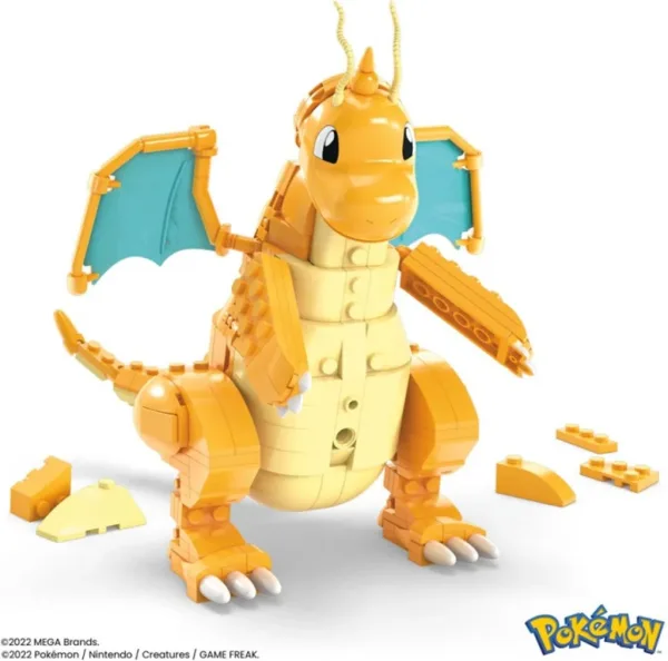 Figura mattel mega construx pokemon dragonite 387 pcs fig 19 cm