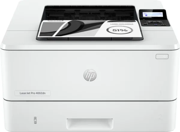 Impresora Láser Monocromo HP Laserjet Pro 4002DN/ Dúplex/ Blanca
