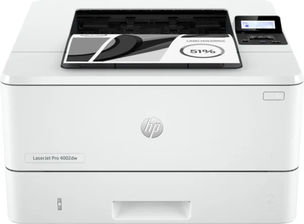 Impresora Láser Monocromo HP Laserjet Pro 4002DW WiFi/ Dúplex/ Blanca