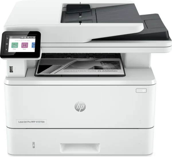 Multifunción Láser Monocromo HP Laserjet Pro 4102FDN Fax/ Dúplex/ ADF/ Blanca