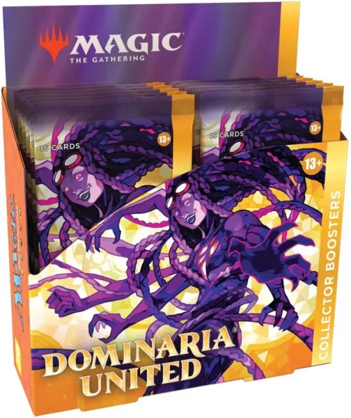 Juego de cartas wizards of the coast magic the gathering dominaria united caja de sobres de coleccionista (12) inglés