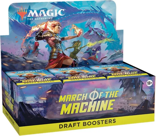 Caja de cartas wizards of the coast magic the gathering draft booster march of the machine 36 unidades inglés