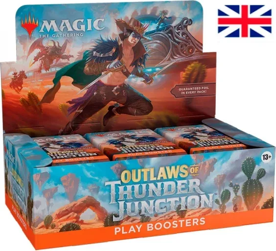 Juego de cartas magic the gathering outlaws of thunder junction play boosters inglés