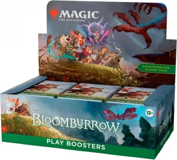 Juego de cartas magic the gathering: bloomburrow play booster 36 unidades inglés
