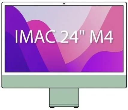 Apple iMac 24" Retina 4,5K / M4 8-Core CPU/ 16Gb/ 256Gb SSD/ 8-Core GPU/ Verde
