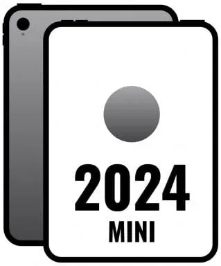 iPad Mini 8.3" 2024 7th WiFi/ A17 Pro/ 128GB/ Gris Espacial- MXN63TY/A