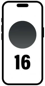 Smartphone Apple iPhone 16 256GB/ 6.1"/ 5G/ Negro