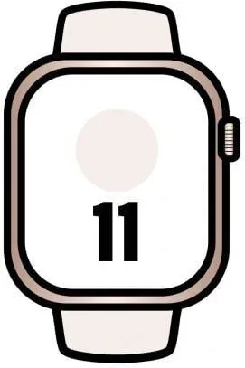 Apple Watch Series 11/ GPS/ 46mm/ Oro Rosa/ Correa Deportiva Rosa rubor (M/L)