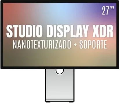 Apple Studio Display XDR 27"/ Cristal Nano texturizado/ Soporte con altura e inclinación ajustable