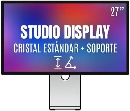 Apple Studio Display 27"/ Cristal Estándar/ Soporte con inclinación ajustable