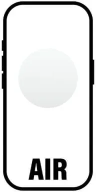 Smartphone Apple iPhone Air/ 256GB/ 6.5"/ Blanco Nube