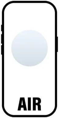 Smartphone Apple iPhone Air/ 512GB/ 6.5"/ 5G/ Azul Cielo