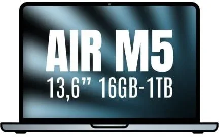 Apple Macbook Air 13,6"/ M5 10-Core CPU/ 16GB/ 1TB SSD/ 10-Core GPU/ Azul