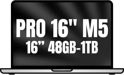 Apple Macbook Pro 16"/ M5 Pro 18-Core CPU/ 48GB/ 1TB SSD/ 20-Core GPU/ Plata