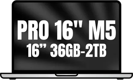 Apple Macbook Pro 16"/ M5 Max 18-Core CPU/ 36GB/ 2TB SSD/ 32-Core GPU/ Plata