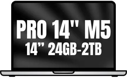 Apple Macbook Pro 14"/ M5 Pro 18-Core CPU/ 24GB/ 2TB SSD/ 20-Core GPU/ Plata