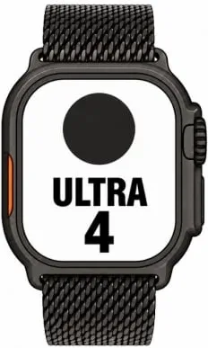 Apple Watch Ultra 4/ GPS/ 49mm/ Caja de Titanio Negro/ Correa Milanese Loop en Titanio Negro/ M