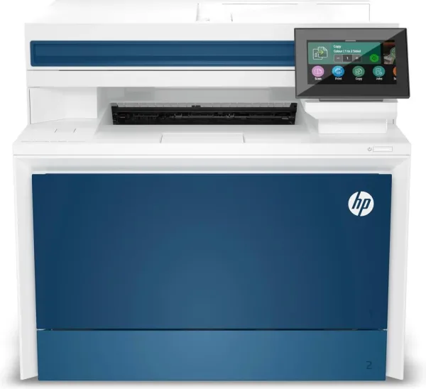 Multifunción Láser Color HP LaserJet Pro 4302fdn Fax/ Dúplex/ ADF/ Blanca y Azul