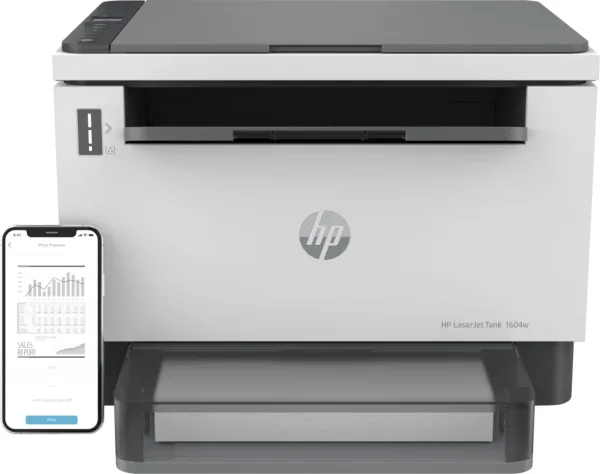 Multifunción láser hp laserjet tank 1604w monocromo WiFi