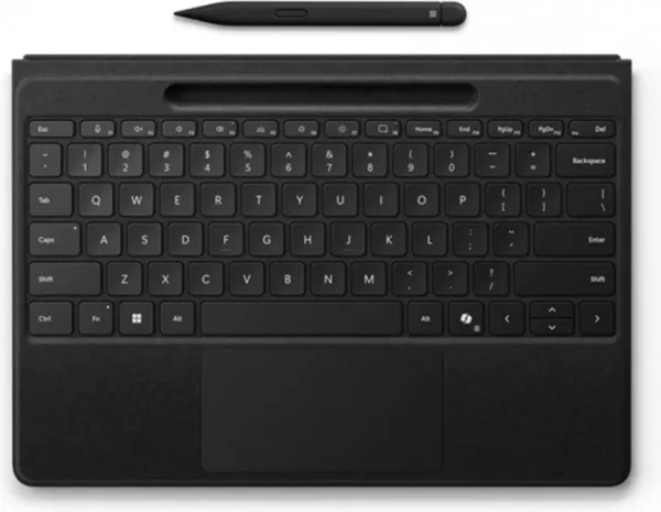 Teclado microsoft surface type cover pro flex + pen para surface pro 10 negro