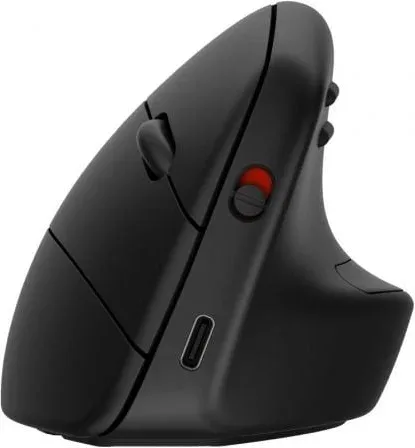 Ratón Ergonómico Inalámbrico HP 925/ Batería Recargable/ Hasta 1200 DPI/ Negro