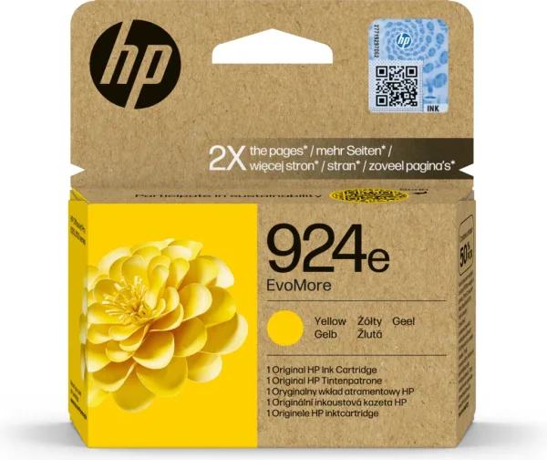 Cartucho tinta hp 924e amarillo officejet pro 8120 8130