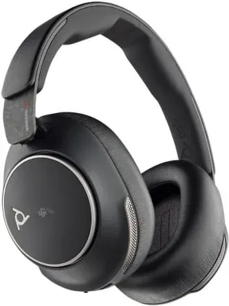 Auriculares Inalámbricos Poly Voyager Surround 80 UC USB Tipo-C + Adaptador USB-C/A/ con Micrófono/ Bluetooth/ Negros