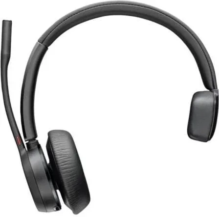Auricular Inalámbrico Poly Voyager 4310 para Microsoft Teams + Adaptador BT700/ con Micrófono/ Bluetooth/ Negro
